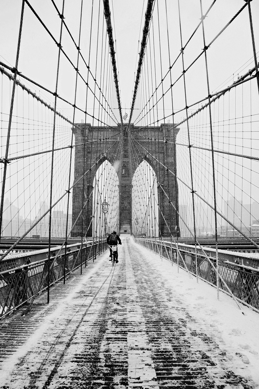 brooklyn bridge landmark historic free photo