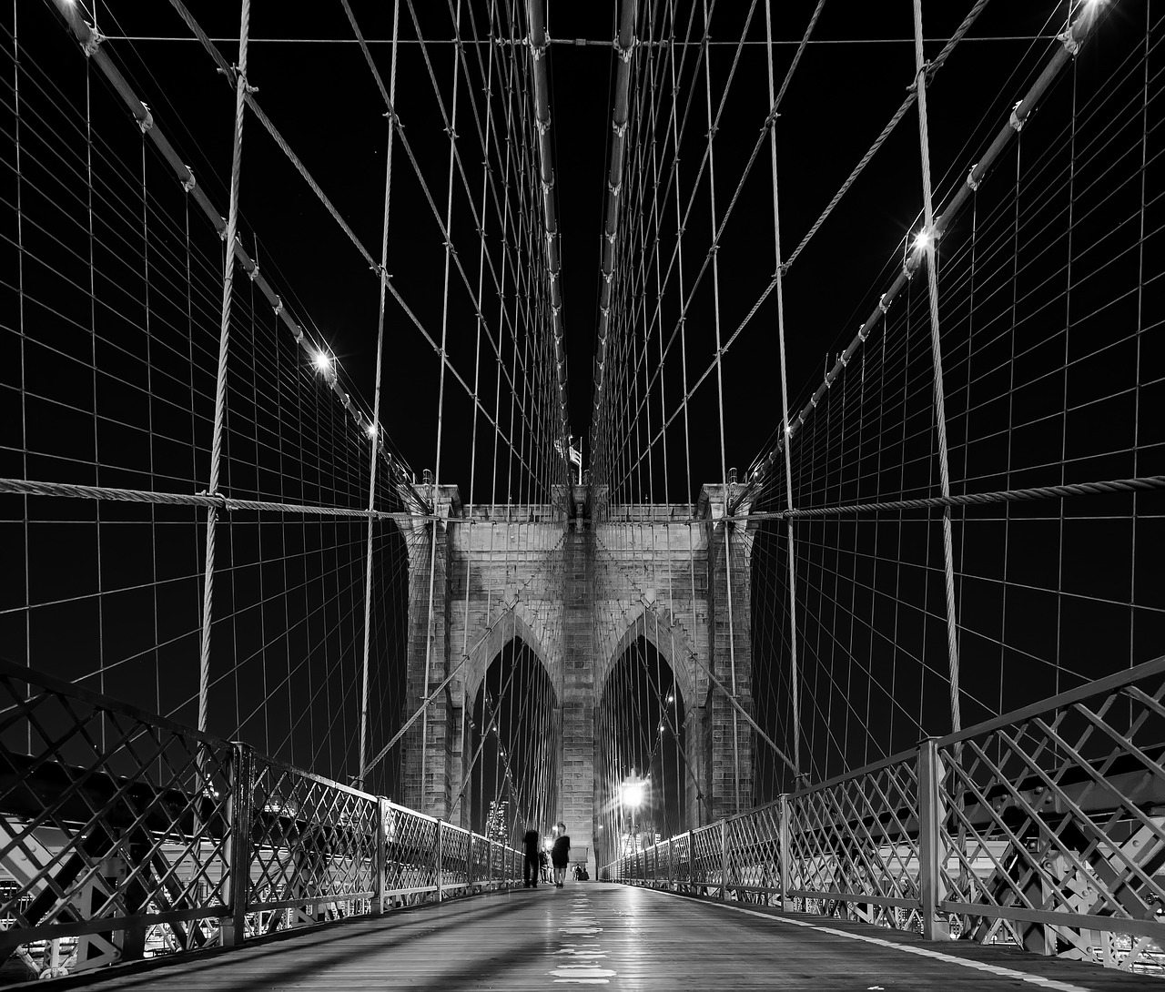brooklyn bridge new york city architecture free photo