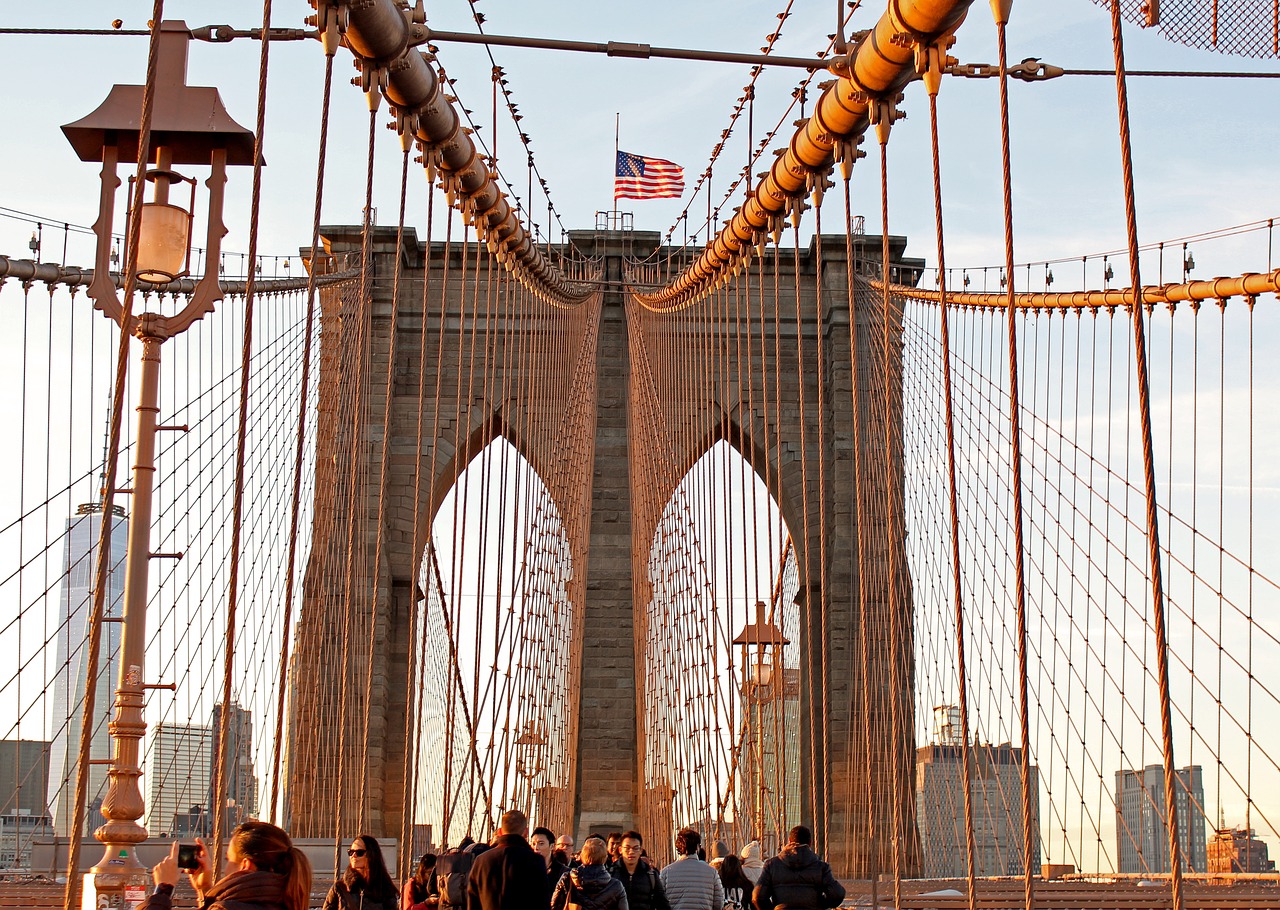 brooklyn bridge  new york  usa free photo