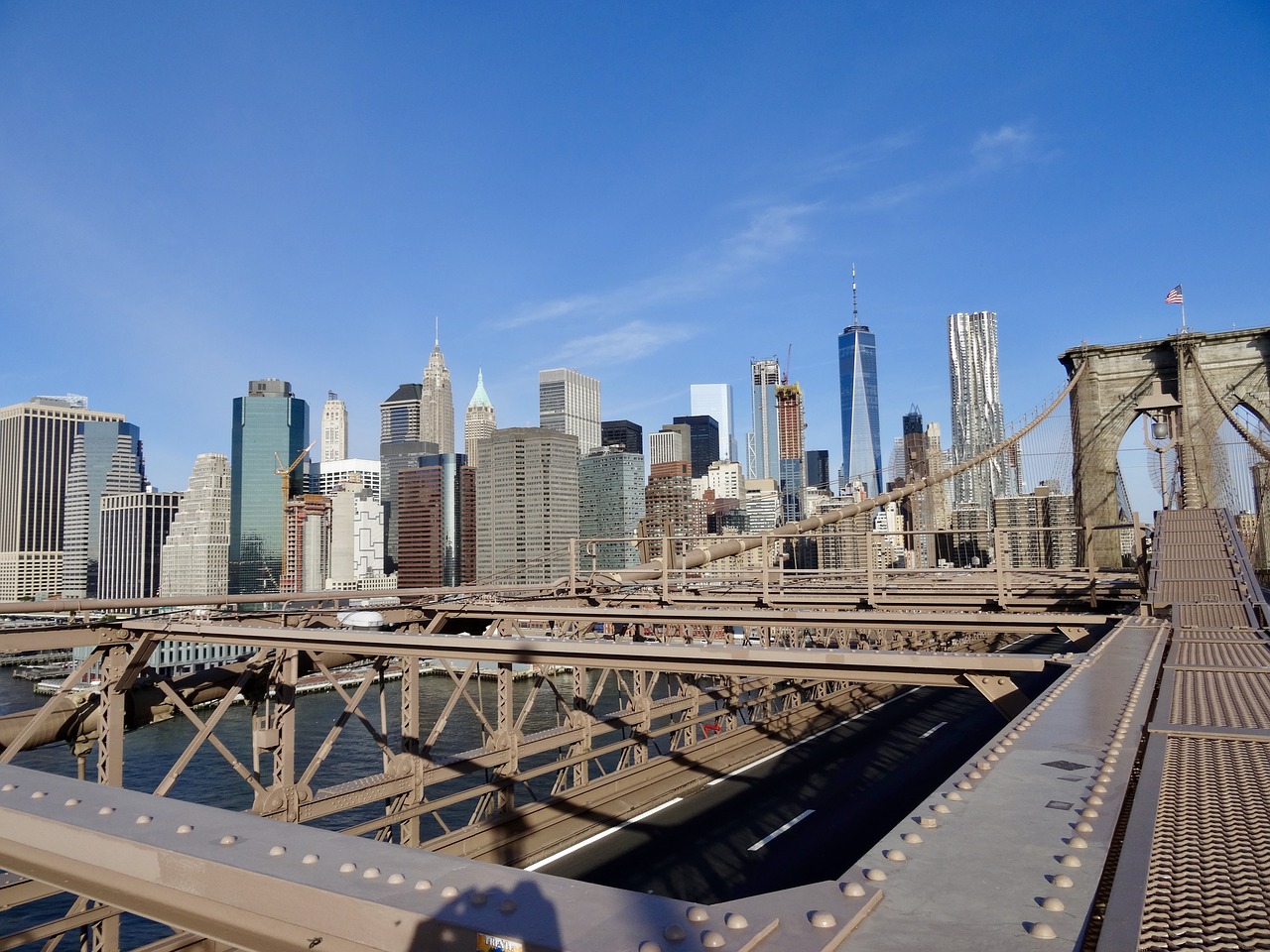 brooklyn bridge  new york city  usa free photo