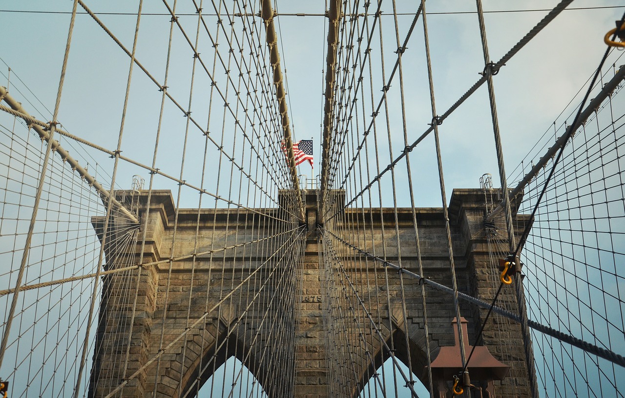 brooklyn bridge bridge suspension bridge free photo