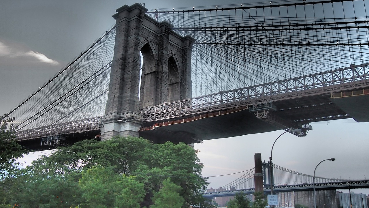 brooklyn bridge bridge new york free photo
