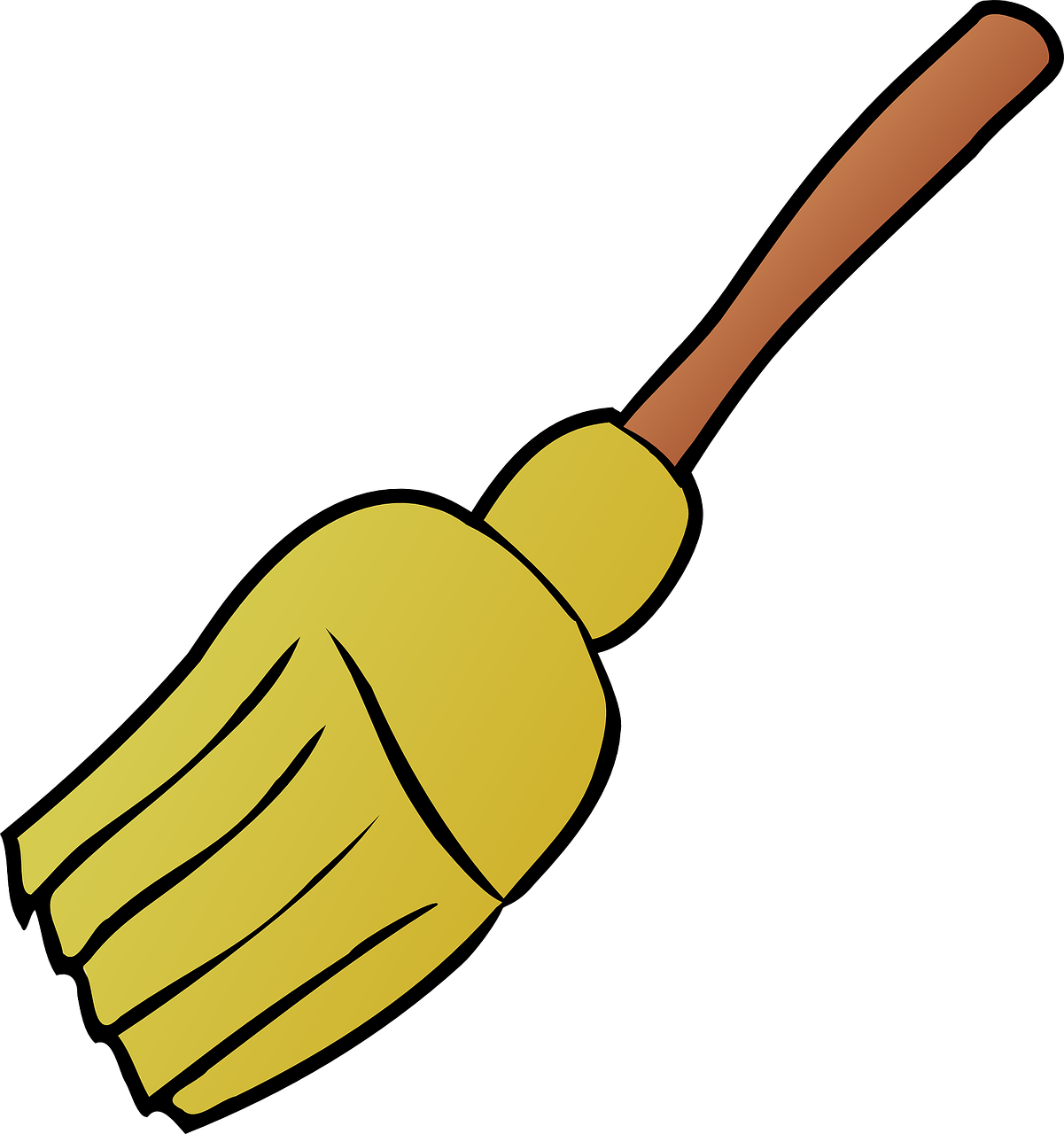 broom handle sweeping free photo