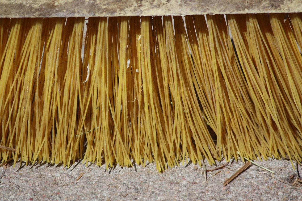 broom bristles plastic free photo