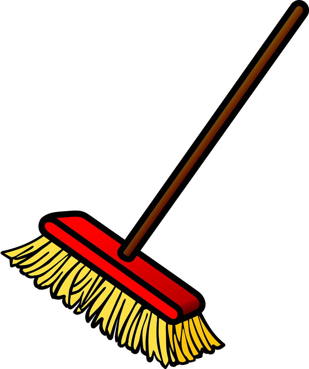 brooms cleaning household free photo