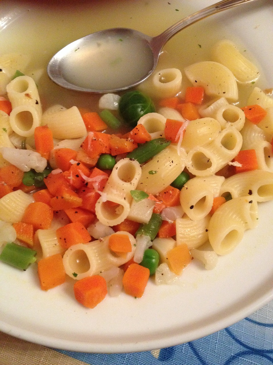broth pasta soup free photo