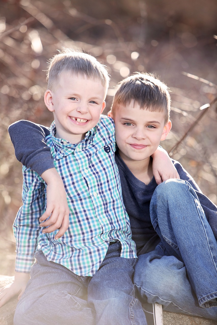 brothers portrait family free photo