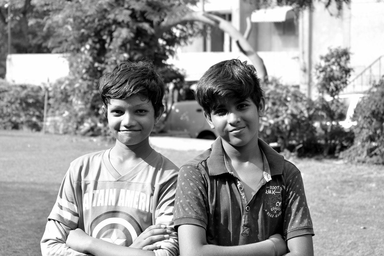 brothers kids boys free photo