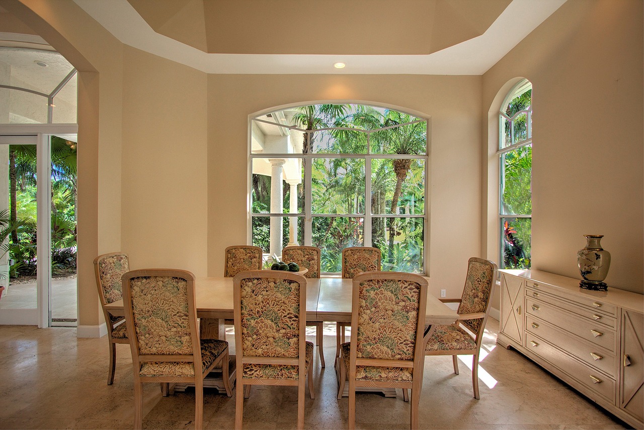 dining room parkland luxury home free photo