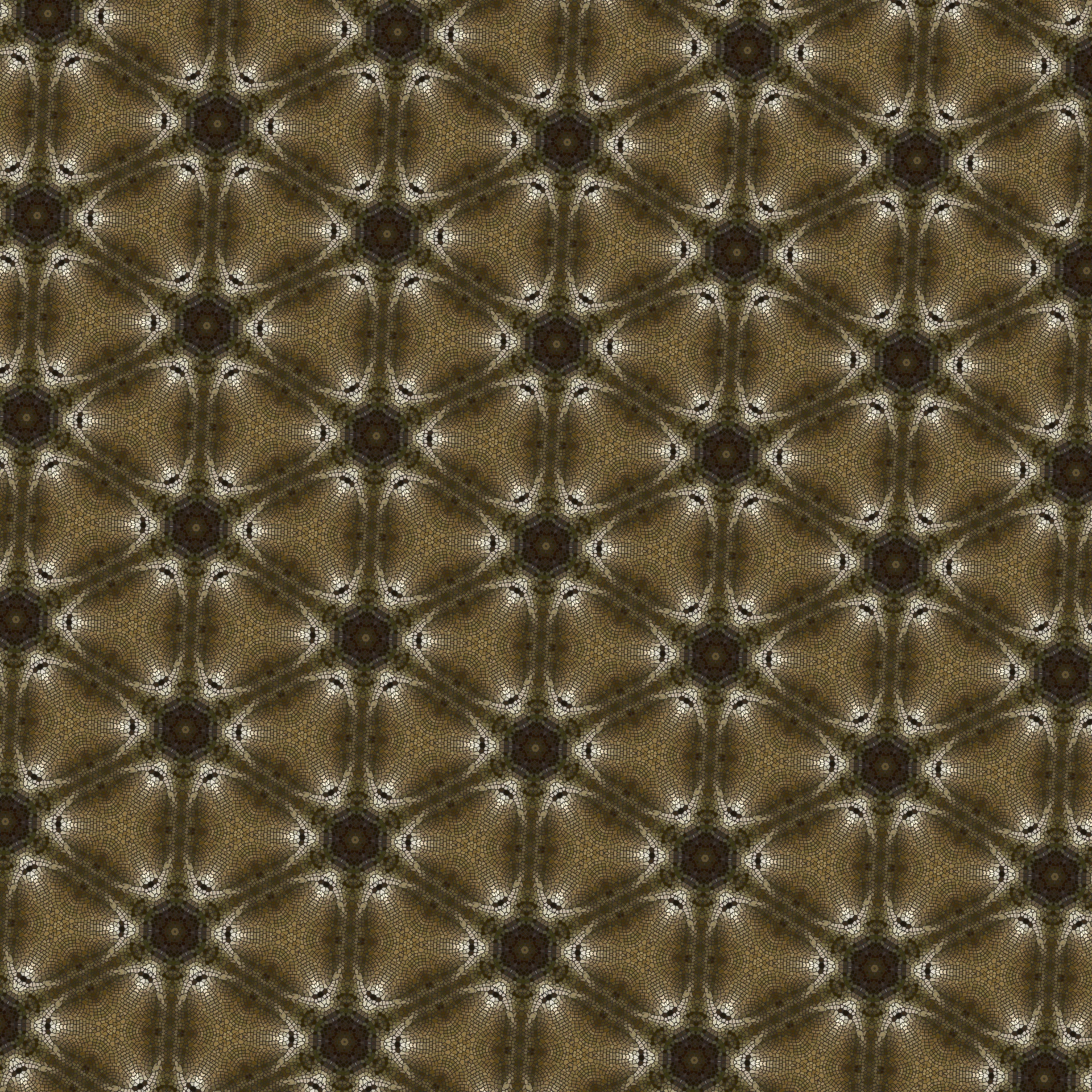 brown kaleidoscope pattern free photo