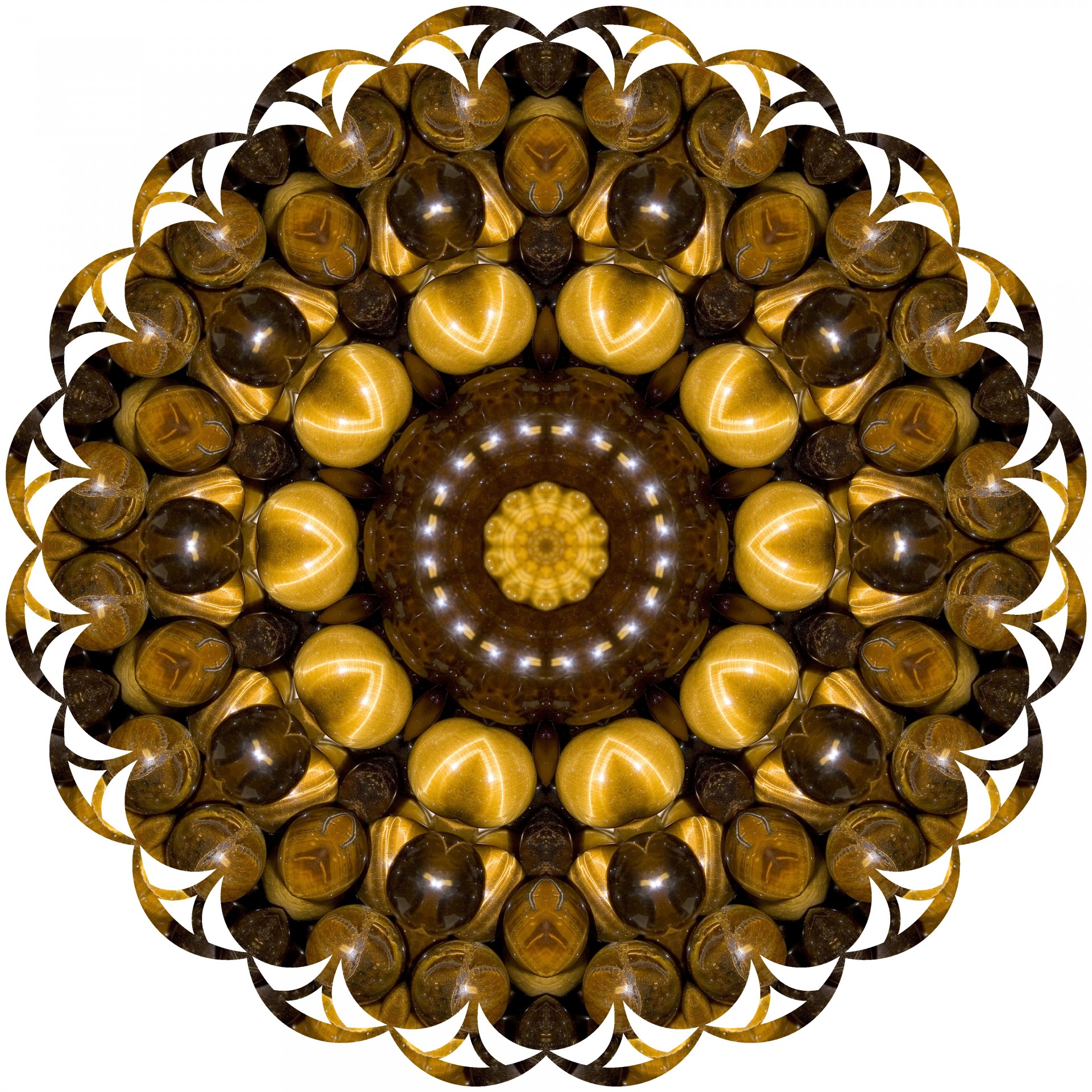 brown lace kaleidoscope free photo