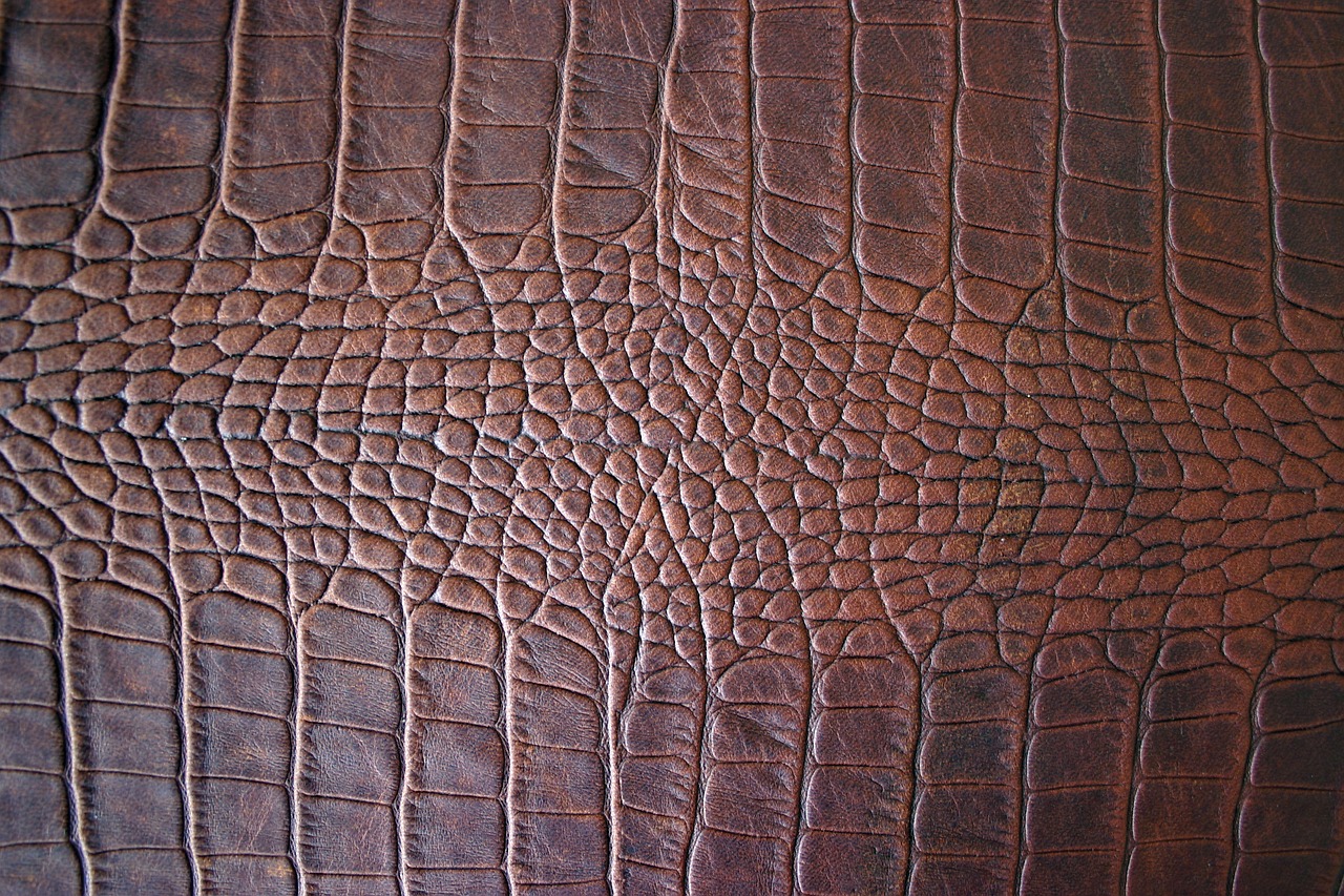 brown leather structure detail free photo