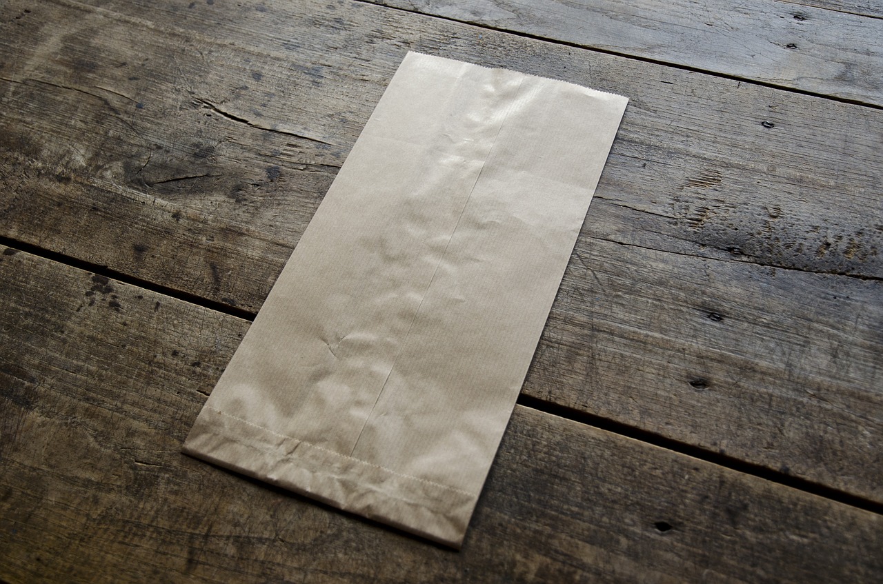 brown paper bag bag paper free photo