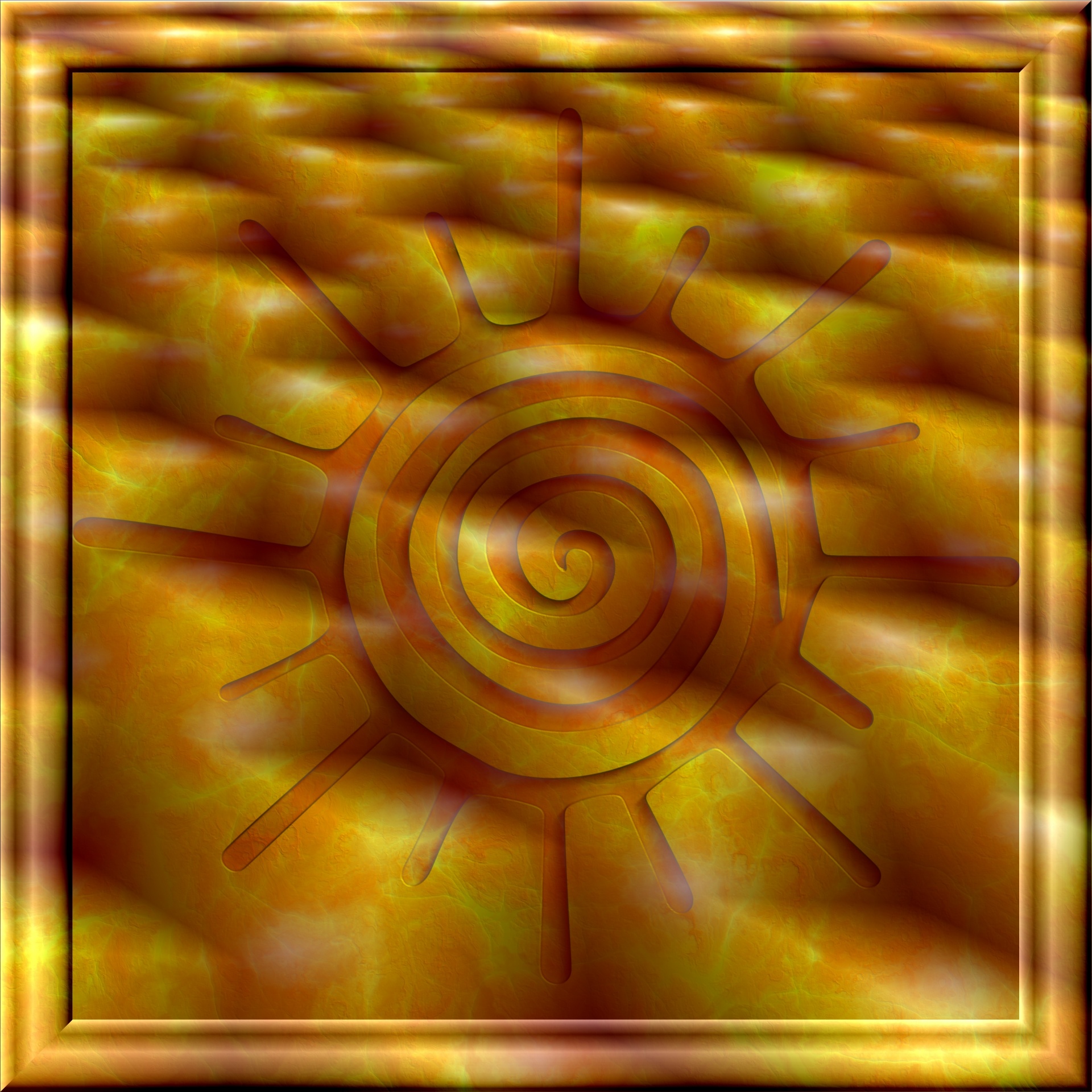 brown yellow spiral free photo