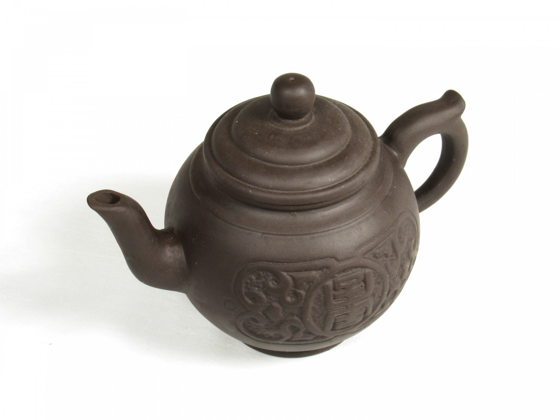 brown clay teapot free photo
