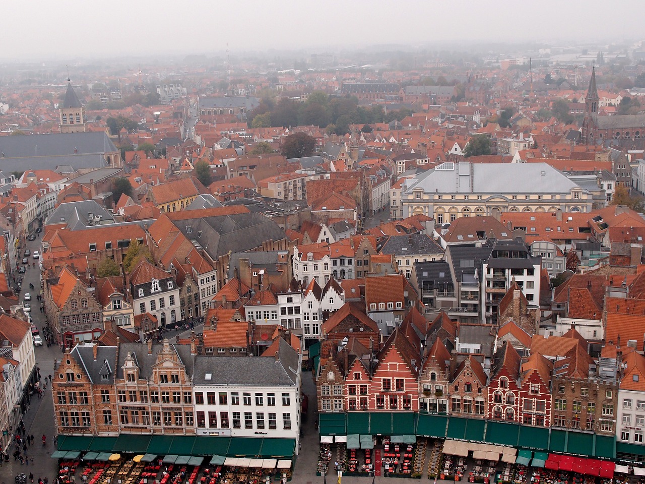 bruges the medieval city old town free photo