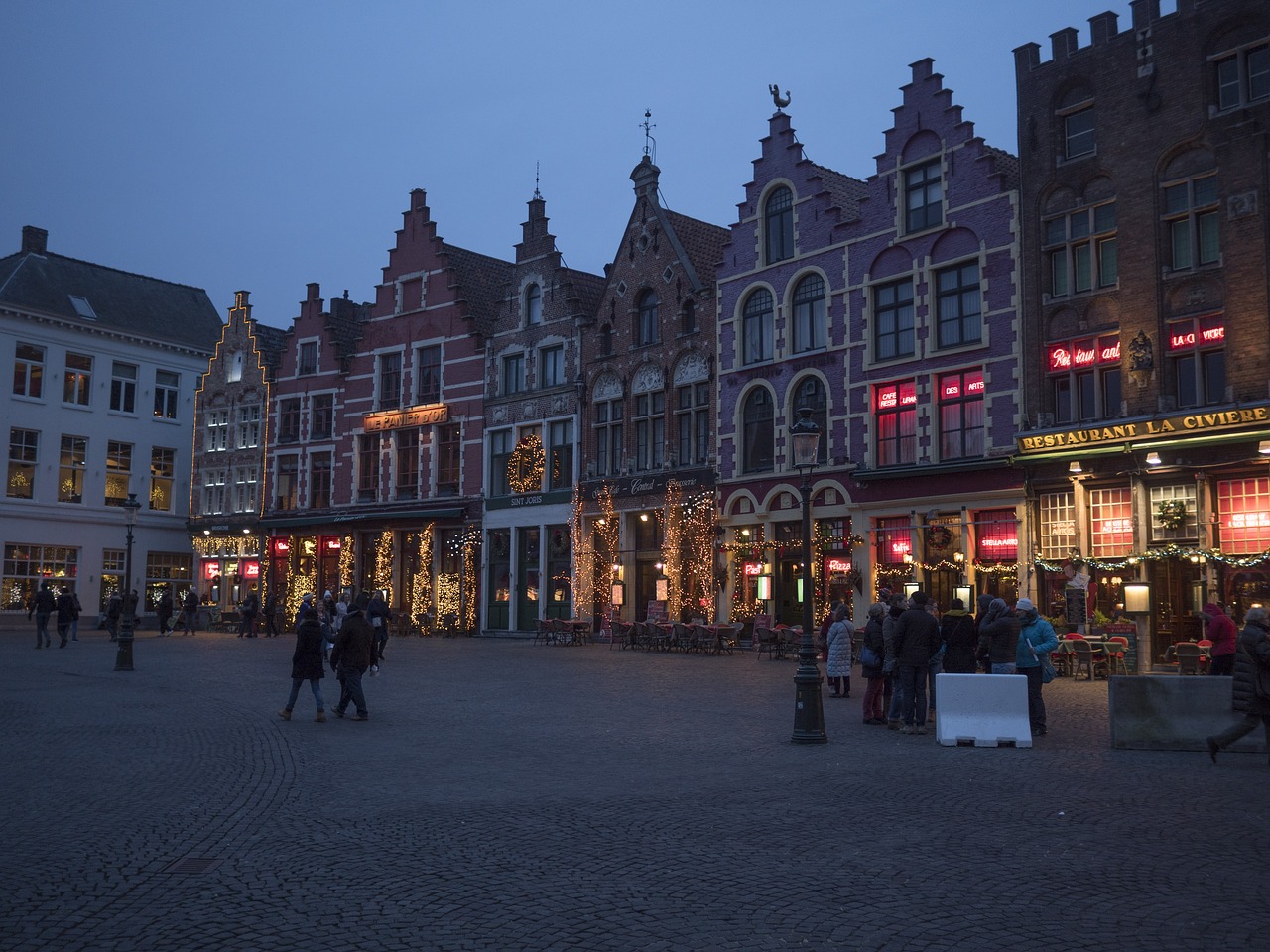 bruges christmas city free photo