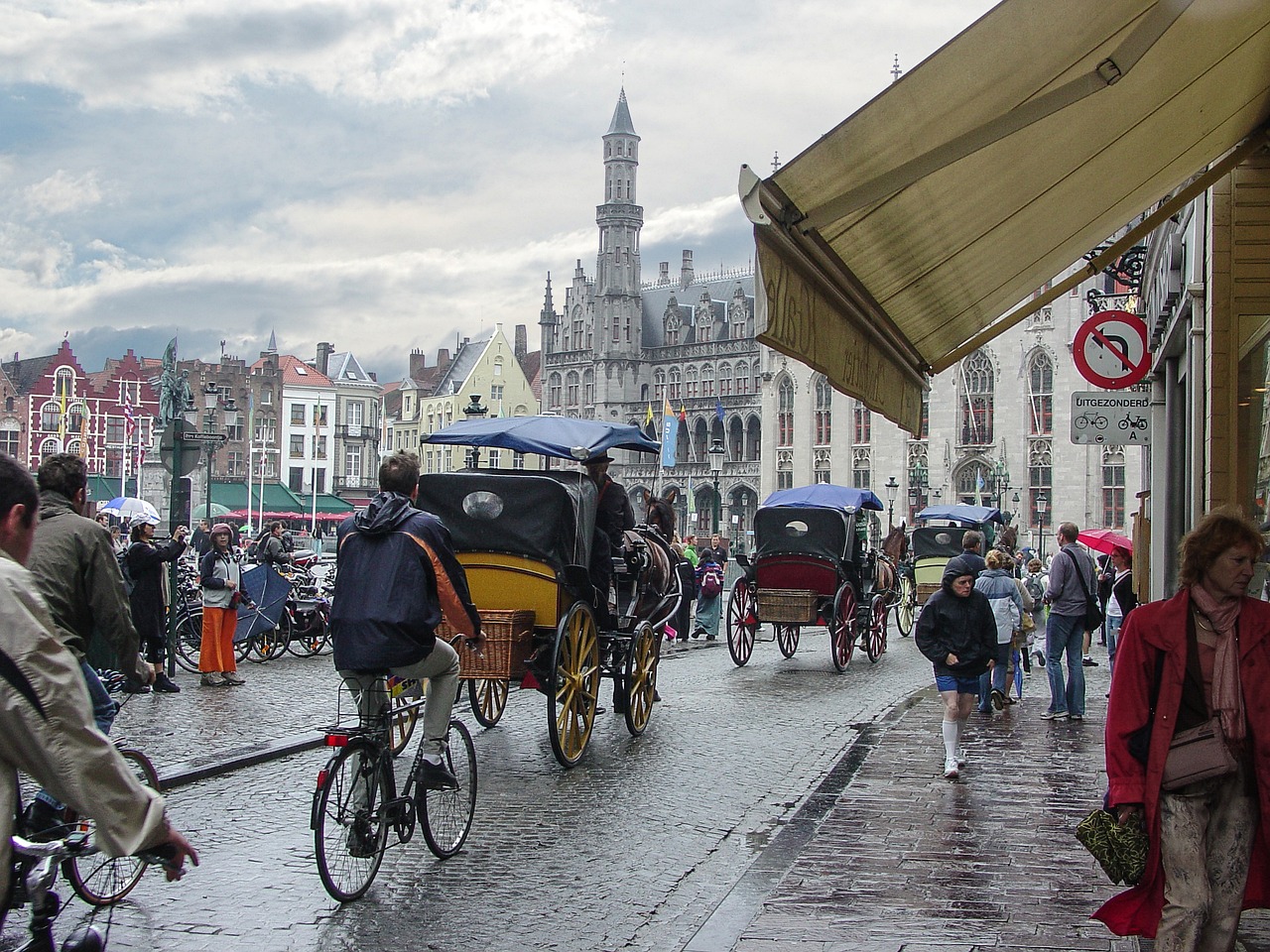 bruges medieval city free photo