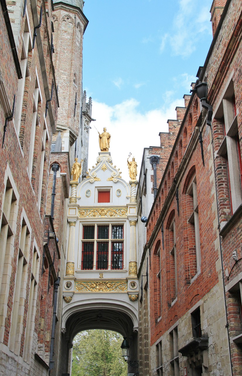 bruges belgium medieval city free photo