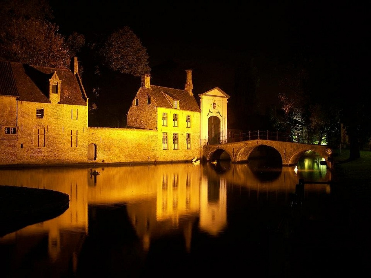 bruges town village free photo