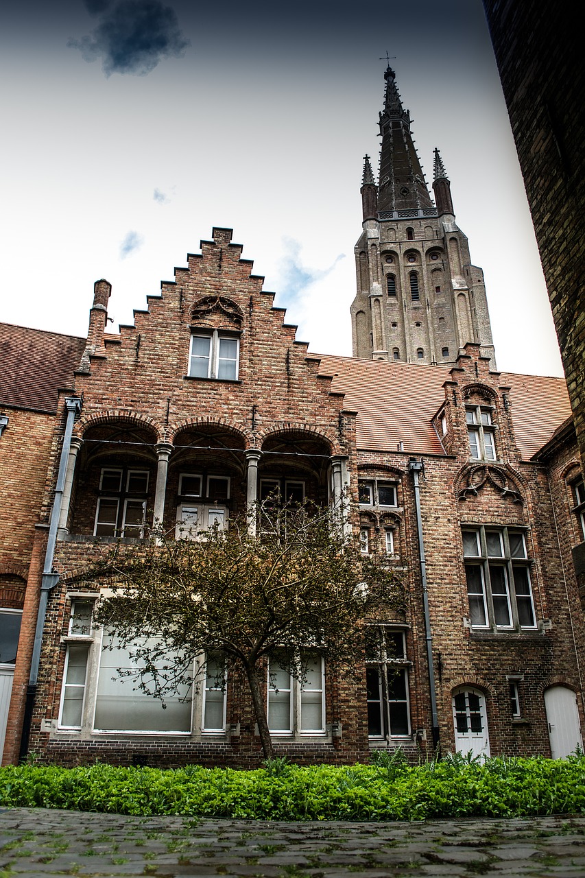 bruges belgium buildings free photo