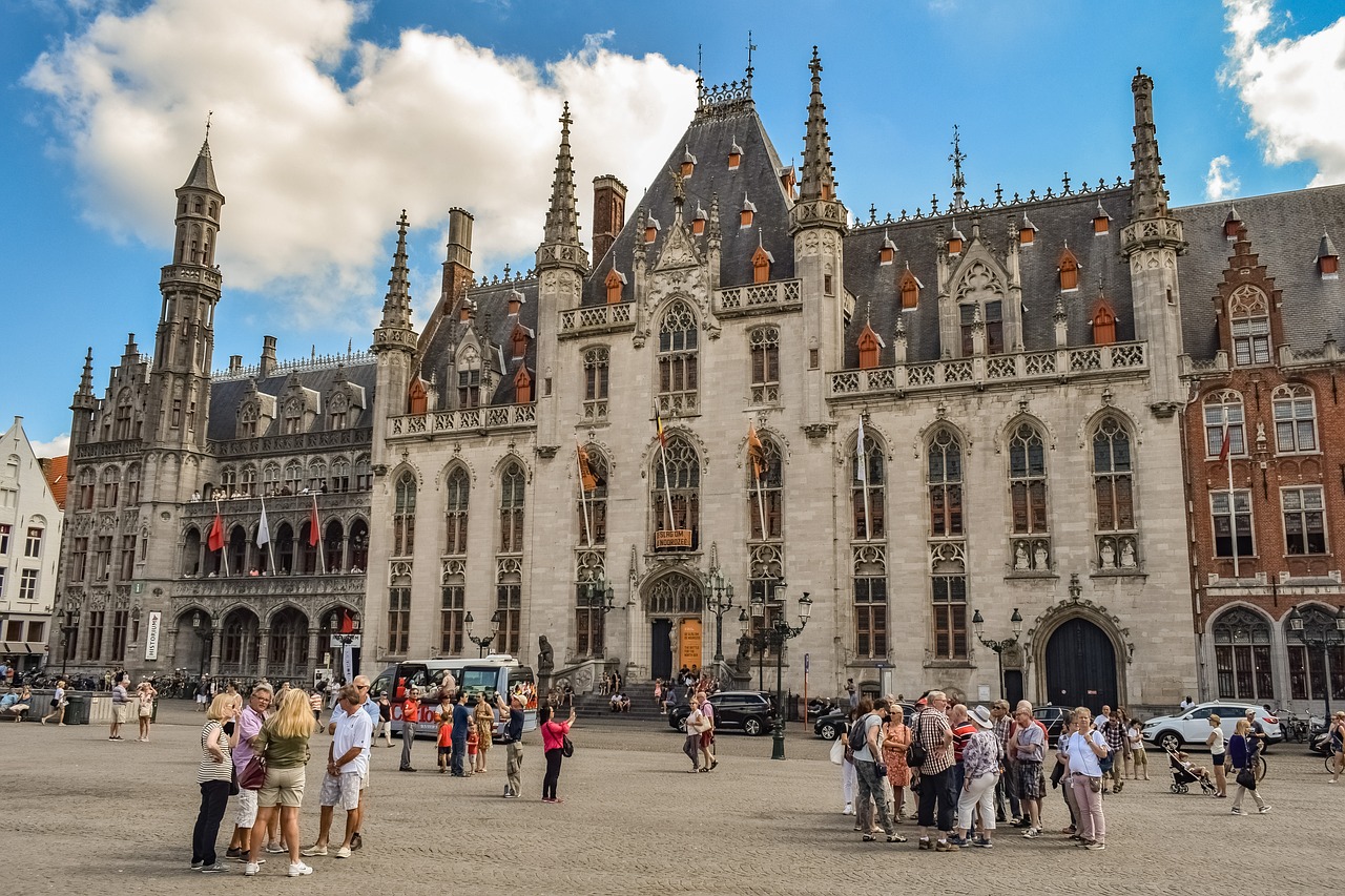 brugge  markt  square free photo