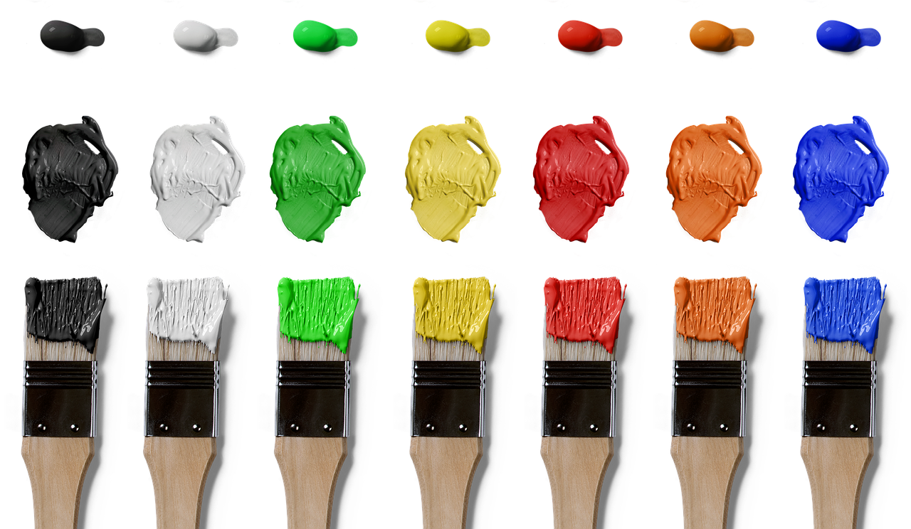 brush color isolated free photo