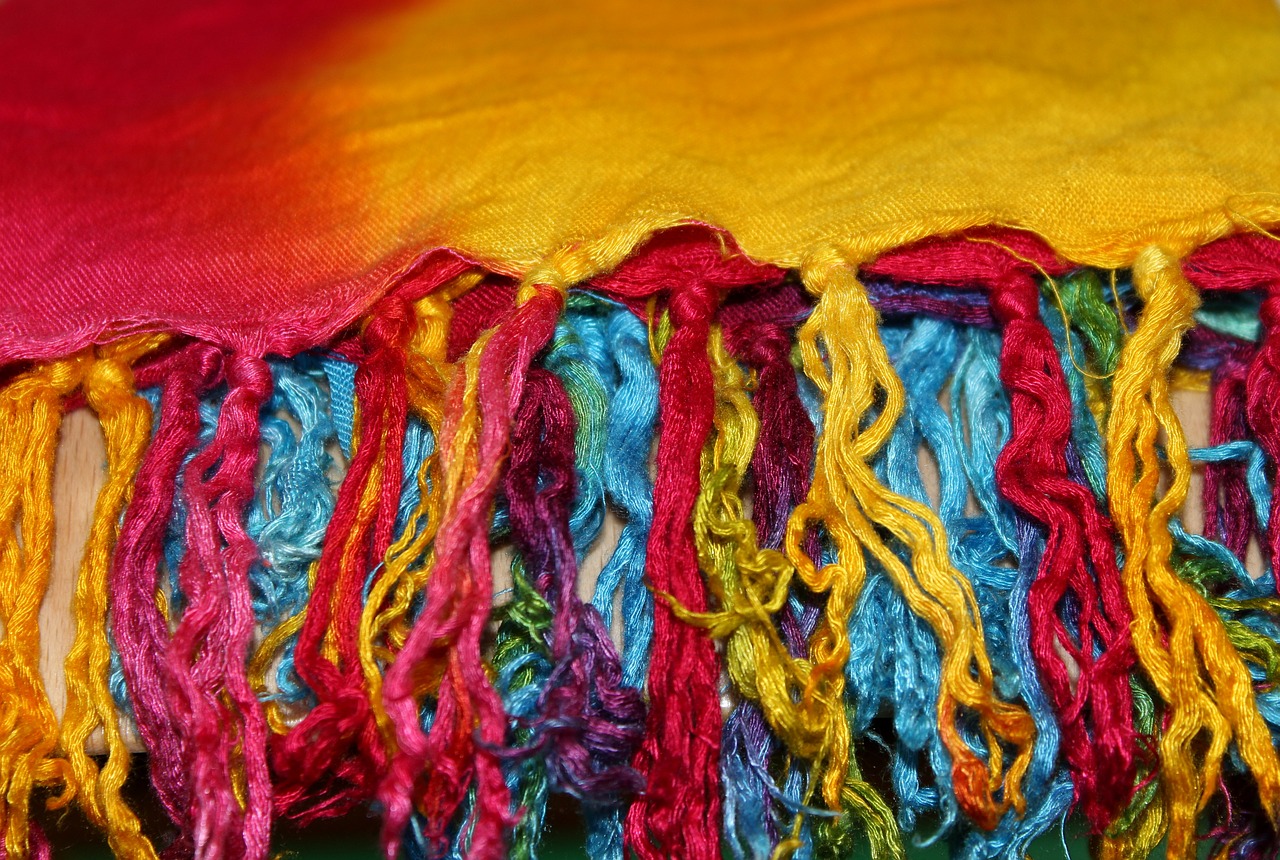 brush  shawl  colorful free photo