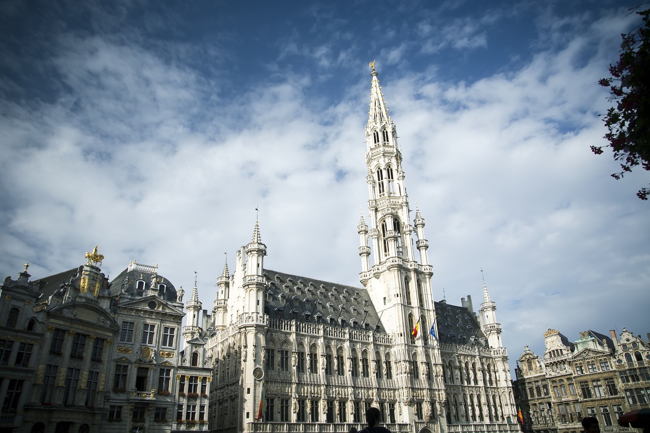brussels grande place europe free photo
