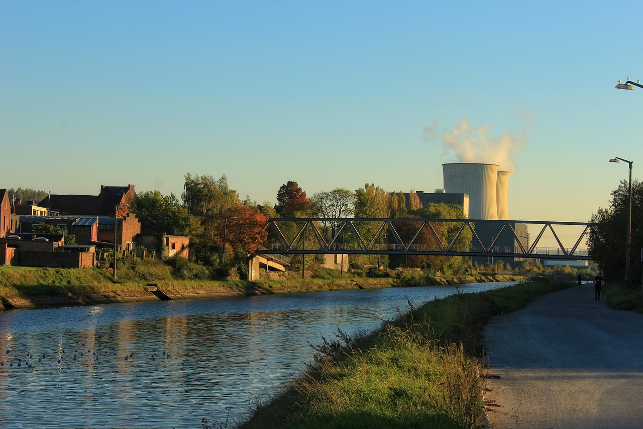 brussels-charleroi canal bridge central electrical free photo