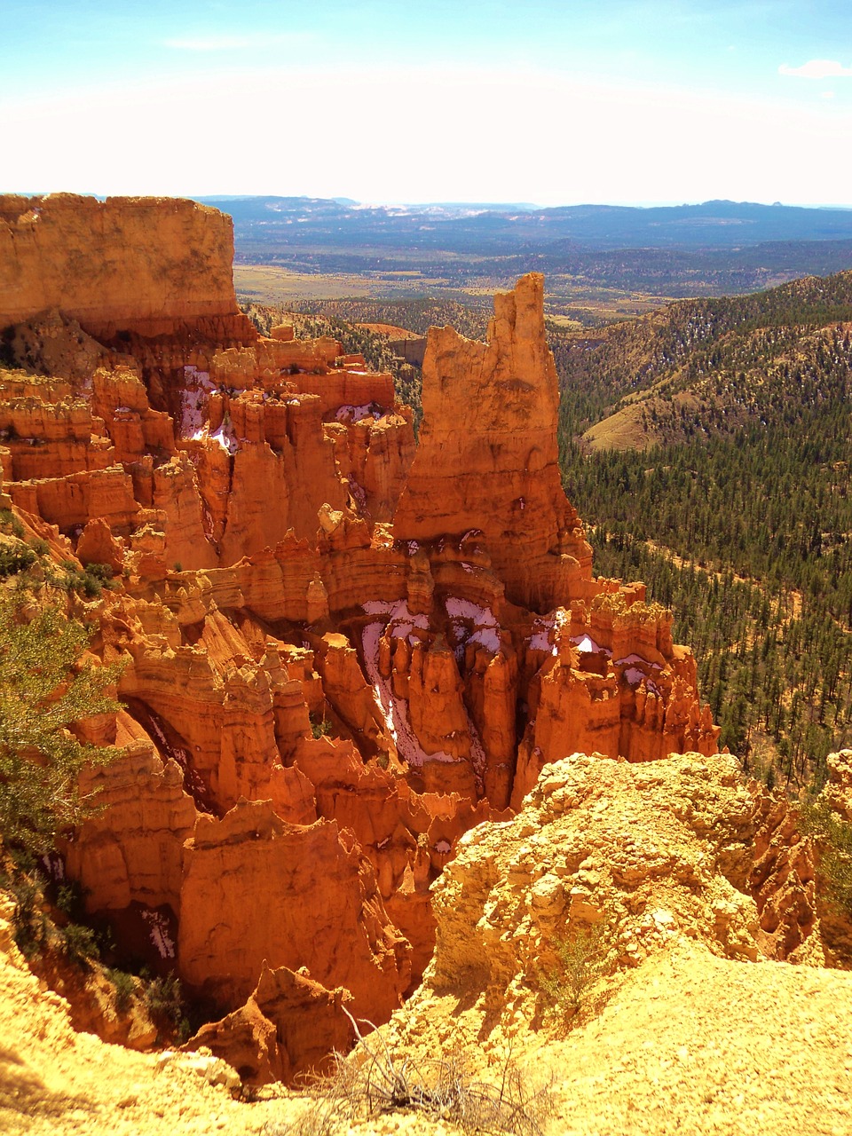 bryce canyon mountains valley free photo