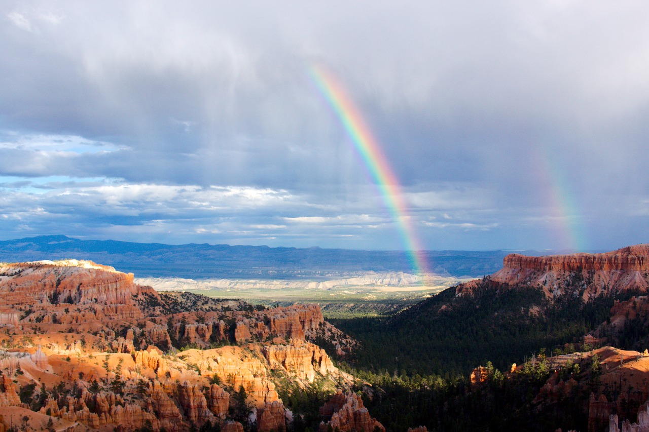 bryce canyon utah rainbows free photo