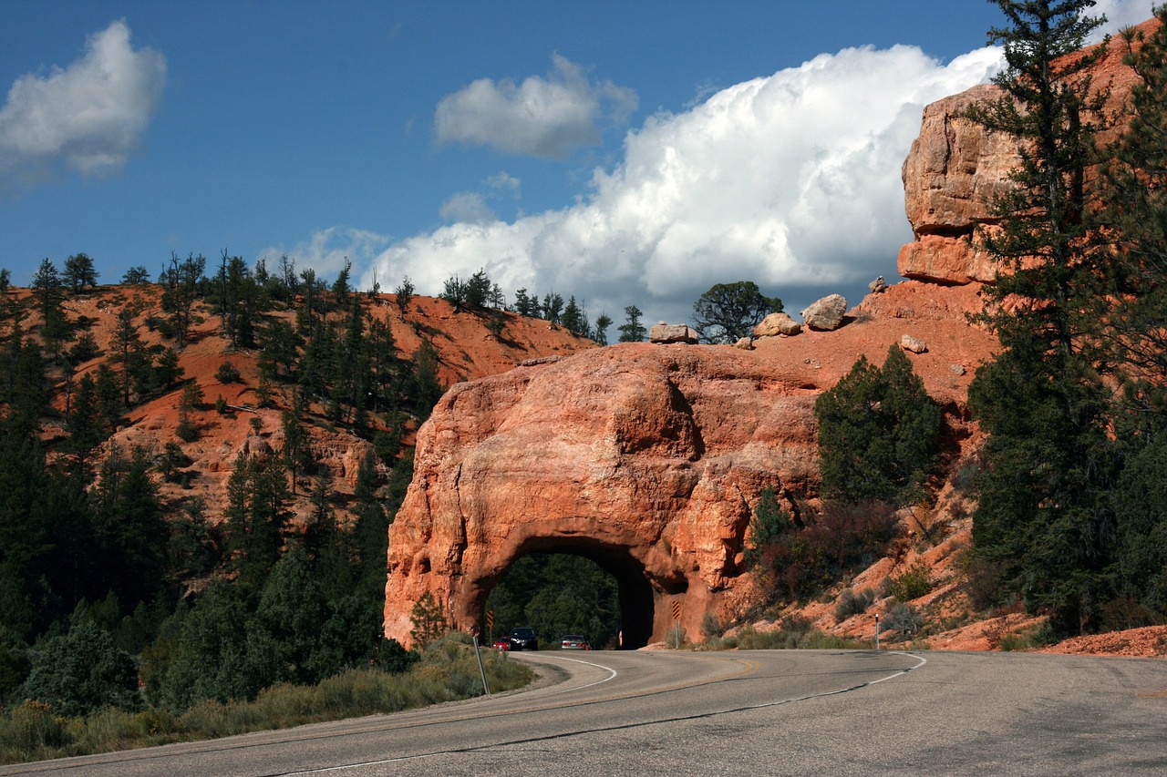 bryce canyon arizona red mountains free photo