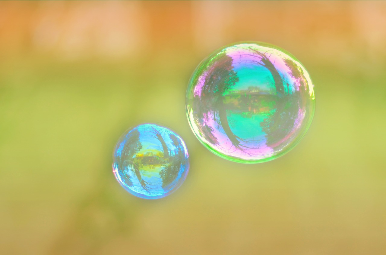 bubble the scenery reflection free photo