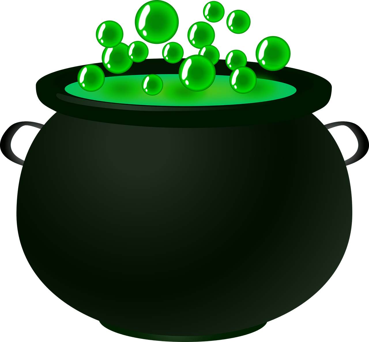 bubble cauldron green free photo