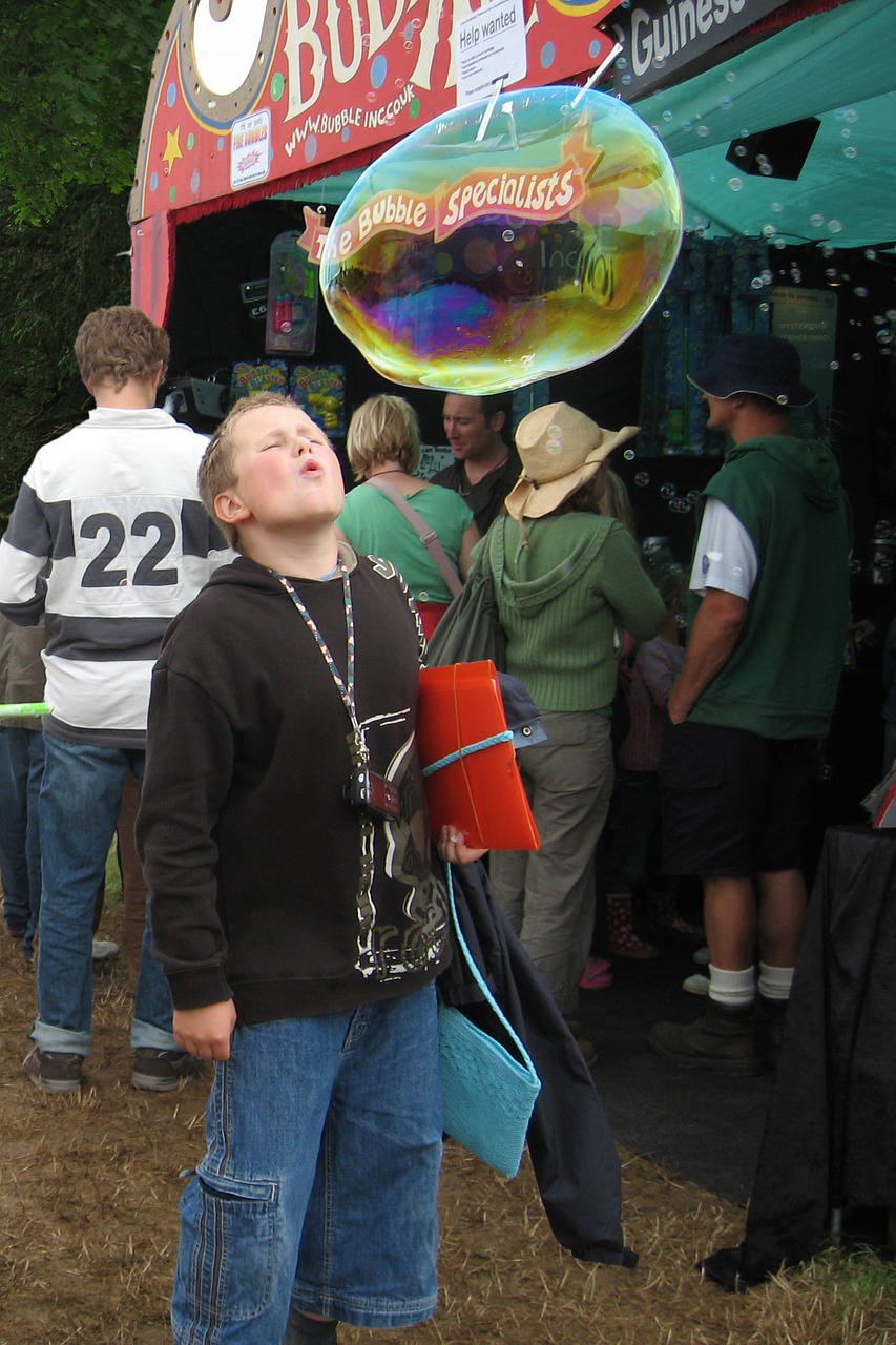 bubble child festival free photo