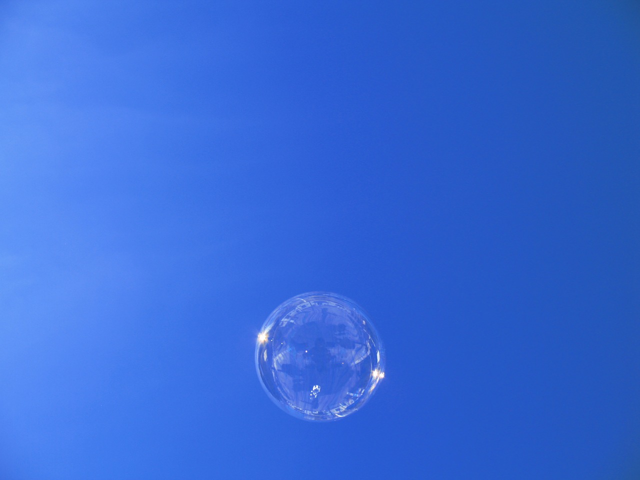 bubble sky blue free photo