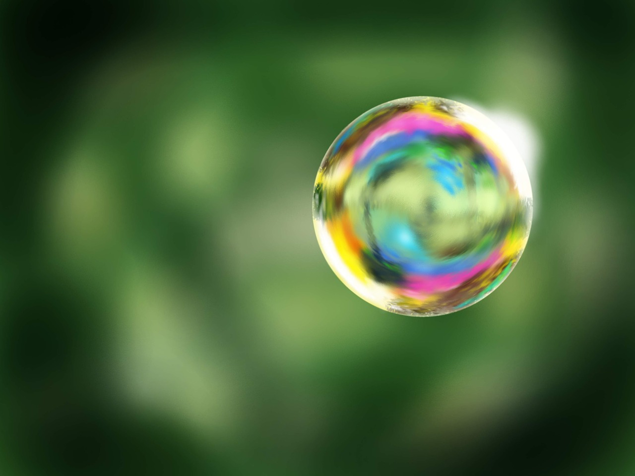 bubble multi color animation free photo