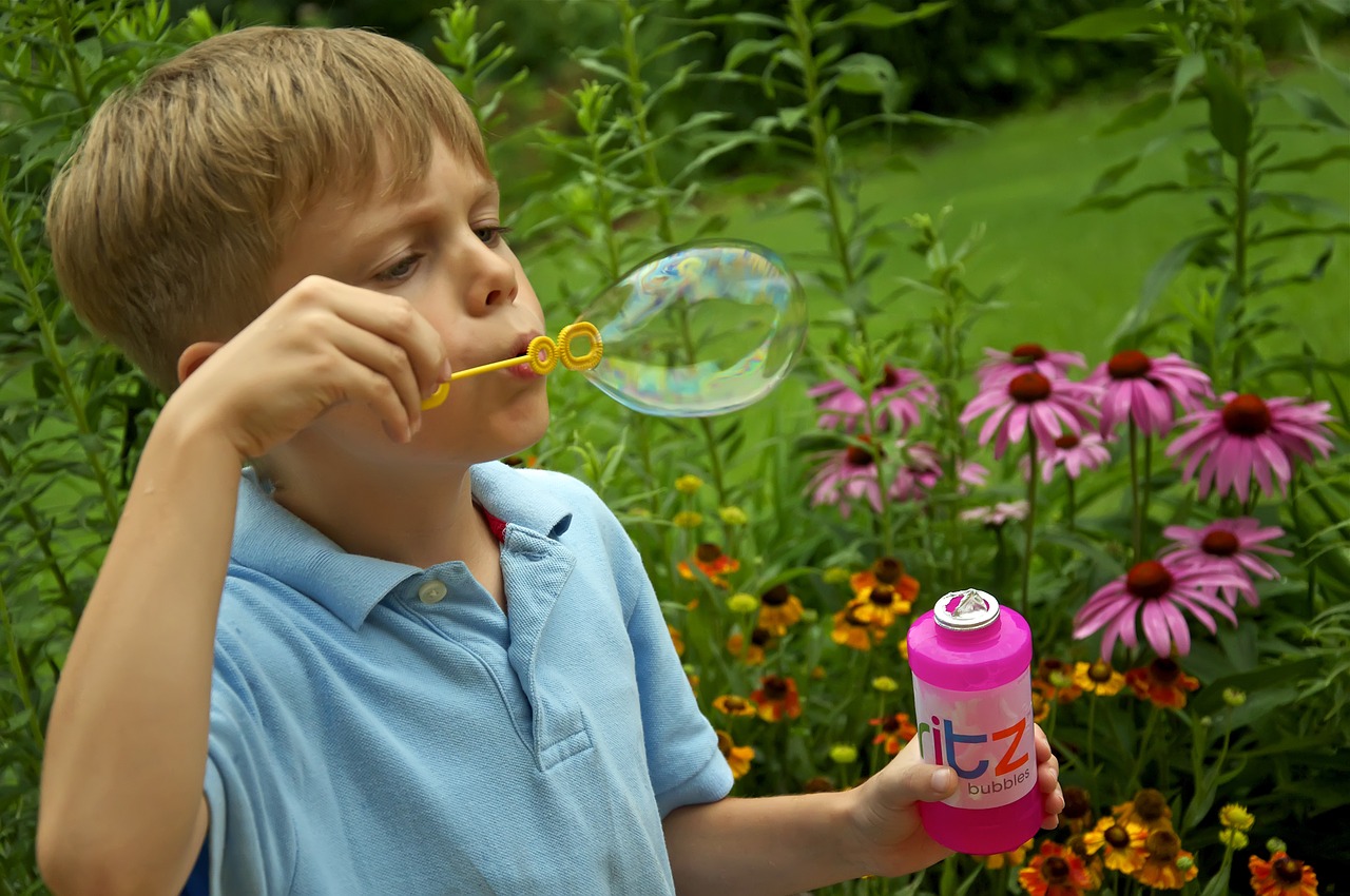 bubbles childhood fun free photo