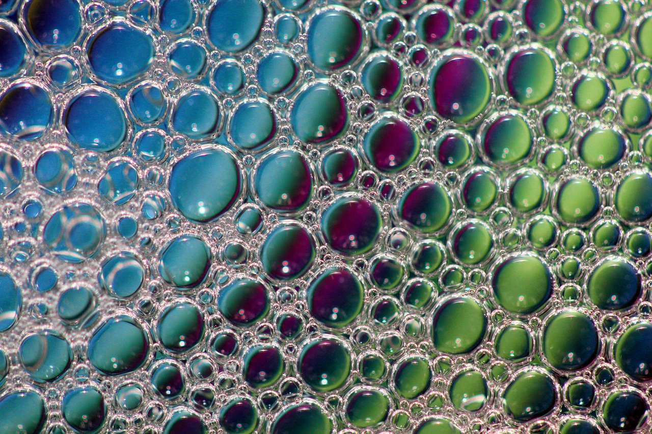 bubbles macro liquid free photo