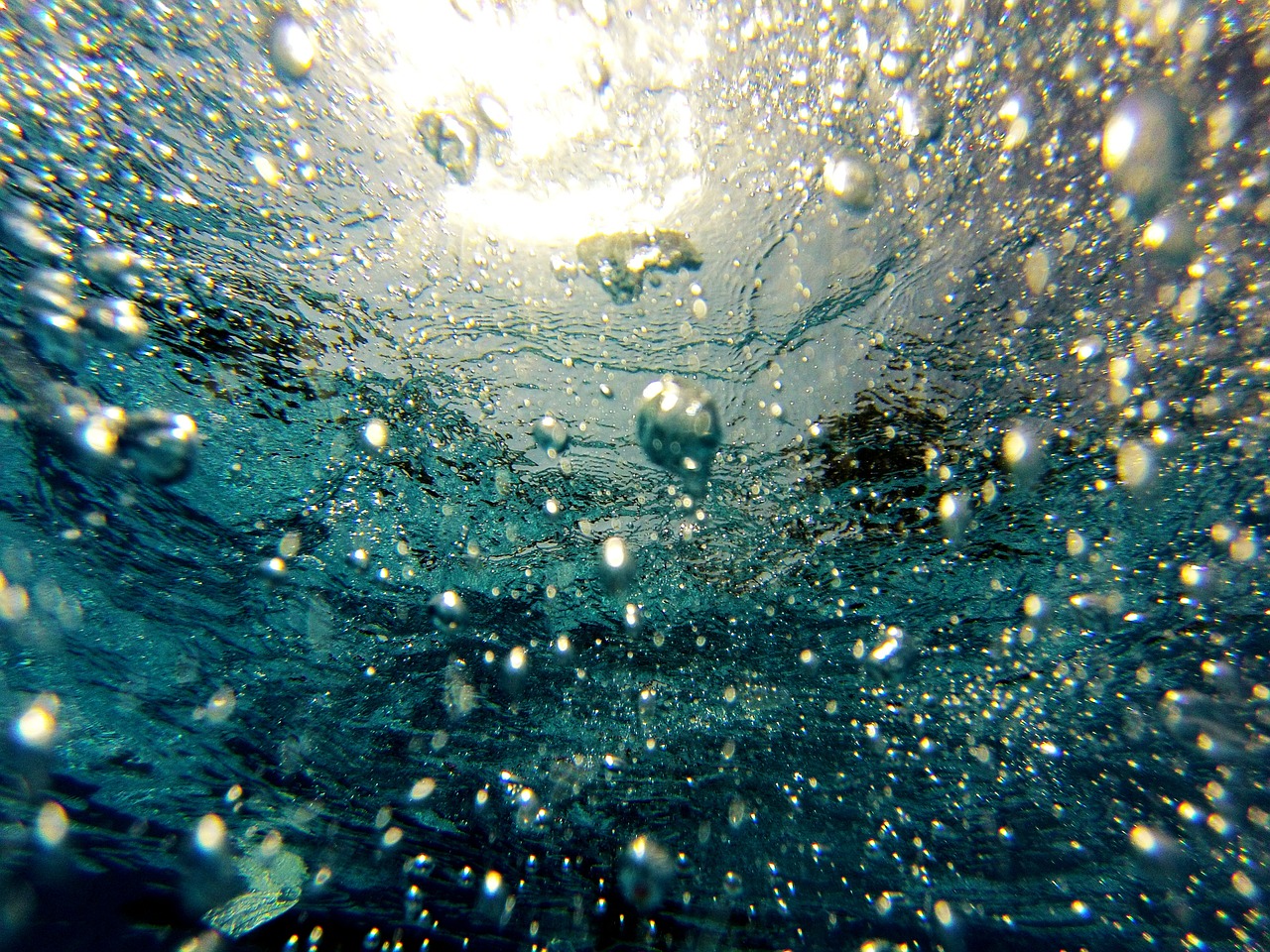 bubbles water air free photo