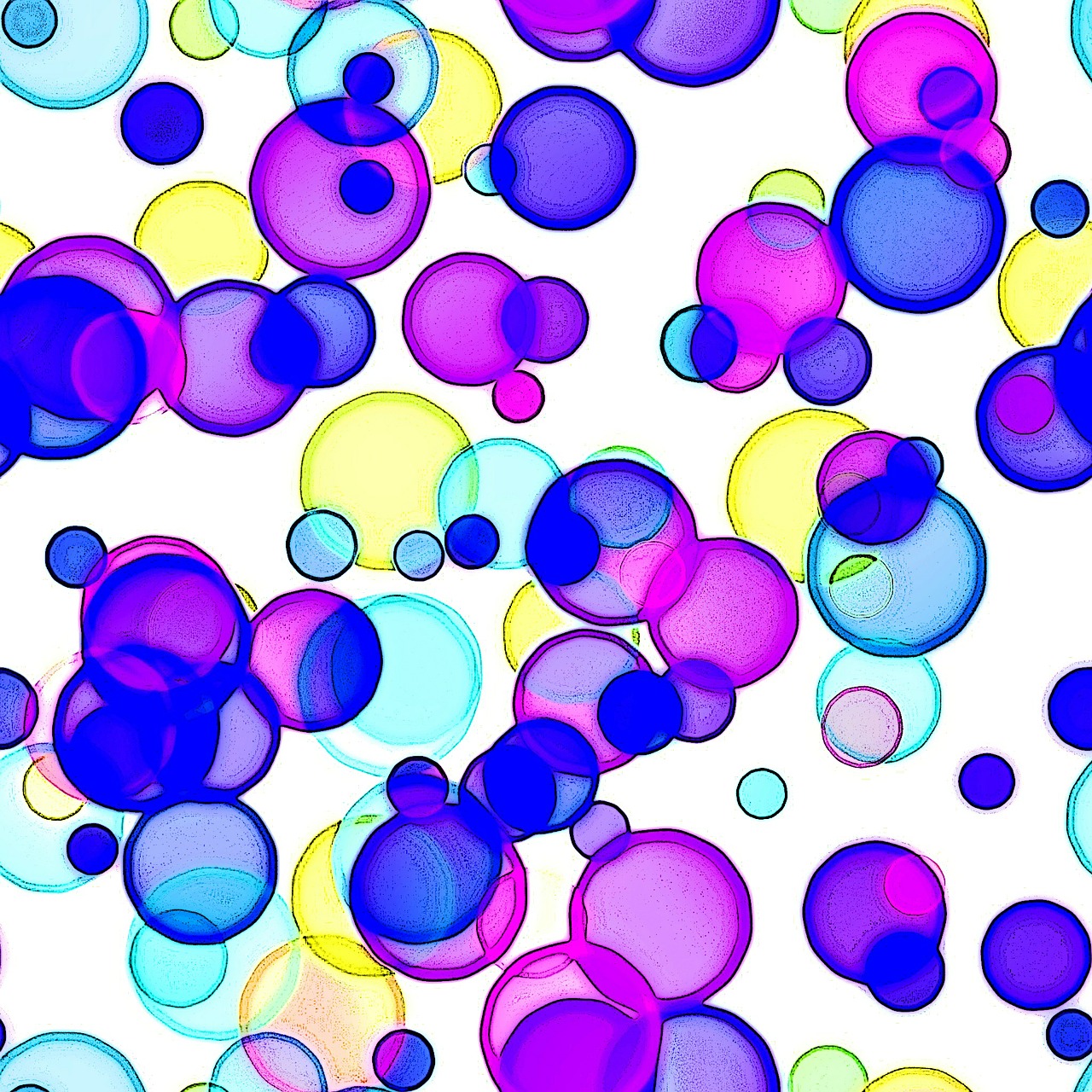 bubbles circle background free photo