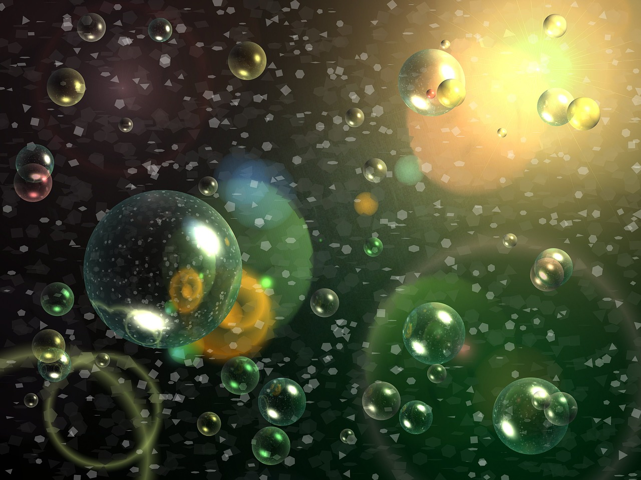 bubbles space cartoon free photo