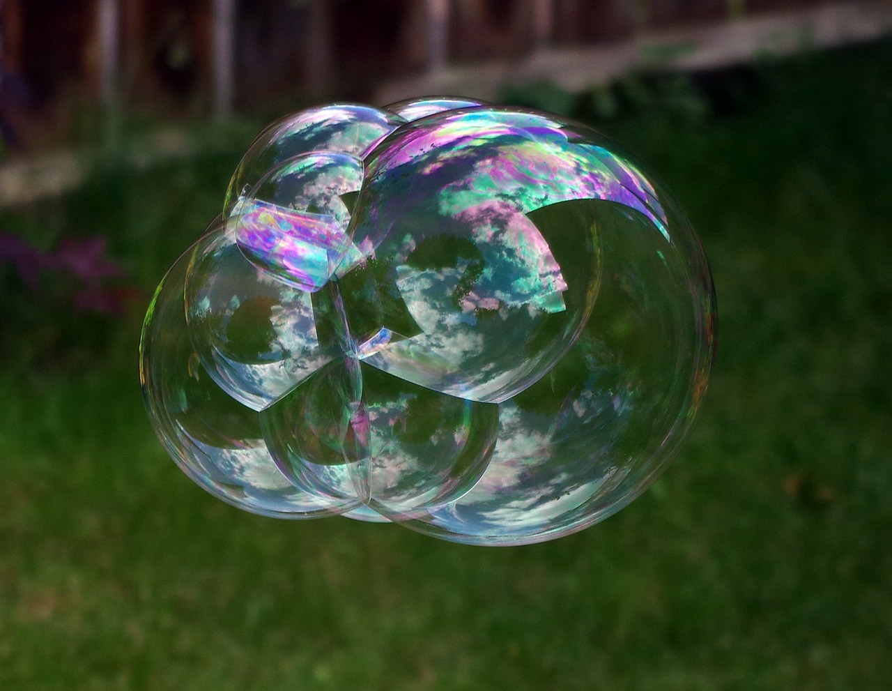 bubbles refraction fun free photo