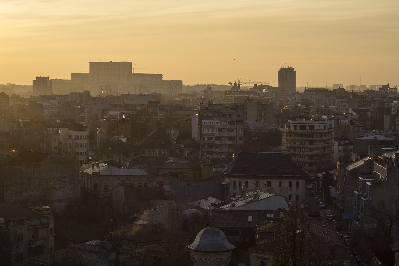 bucharest roof architecture free photo