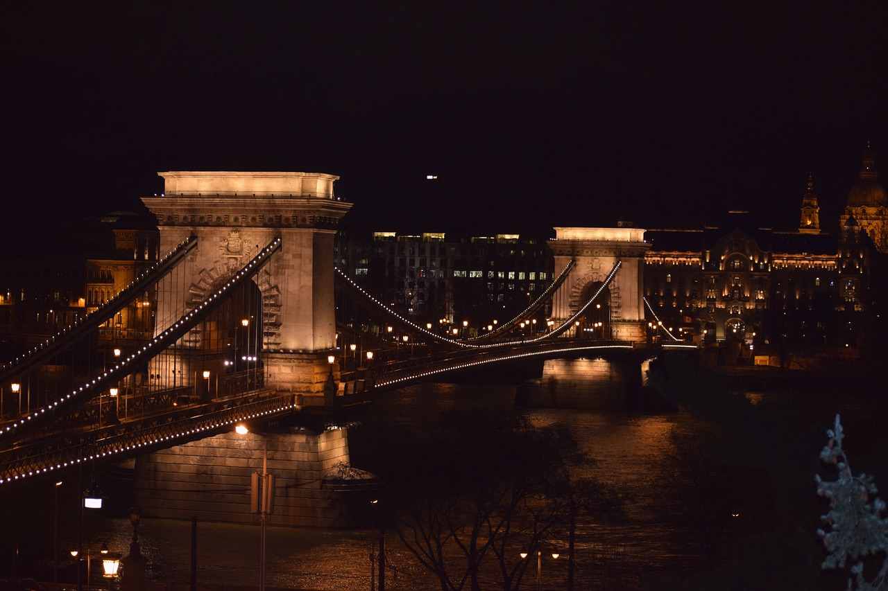 budapest bridge chain bridge free photo