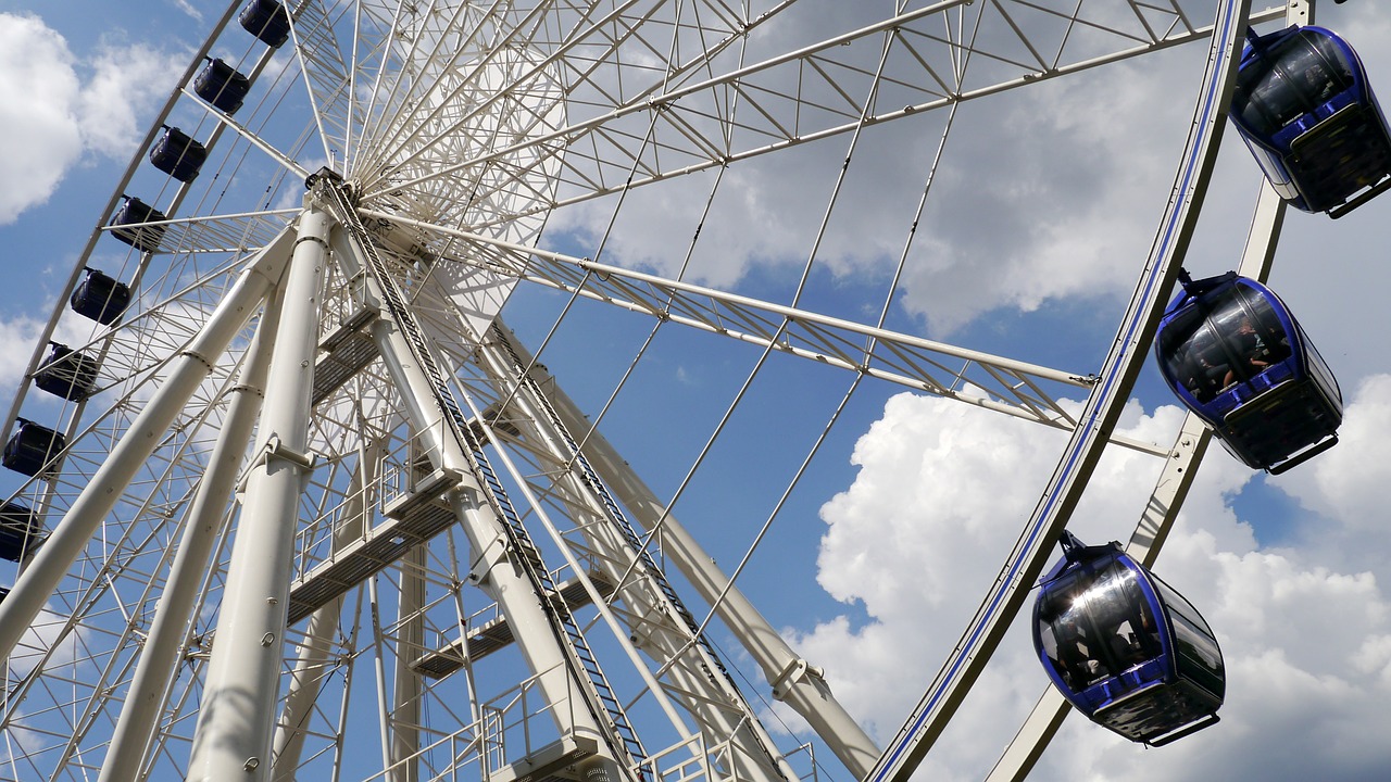 budapest giant ferris wheel tourist attractions free photo