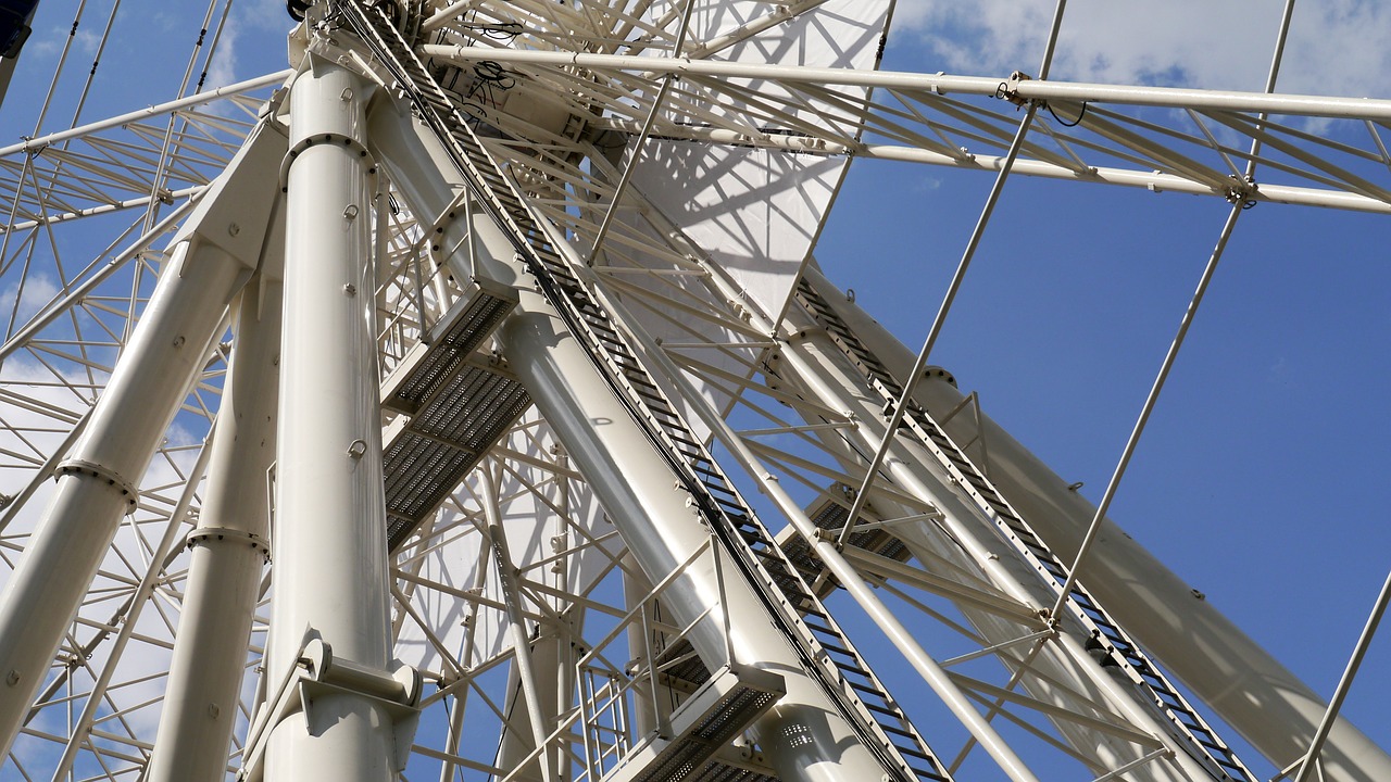 budapest giant ferris wheel works free photo