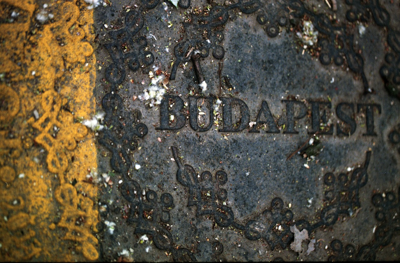 budapest drain cover manhole free photo