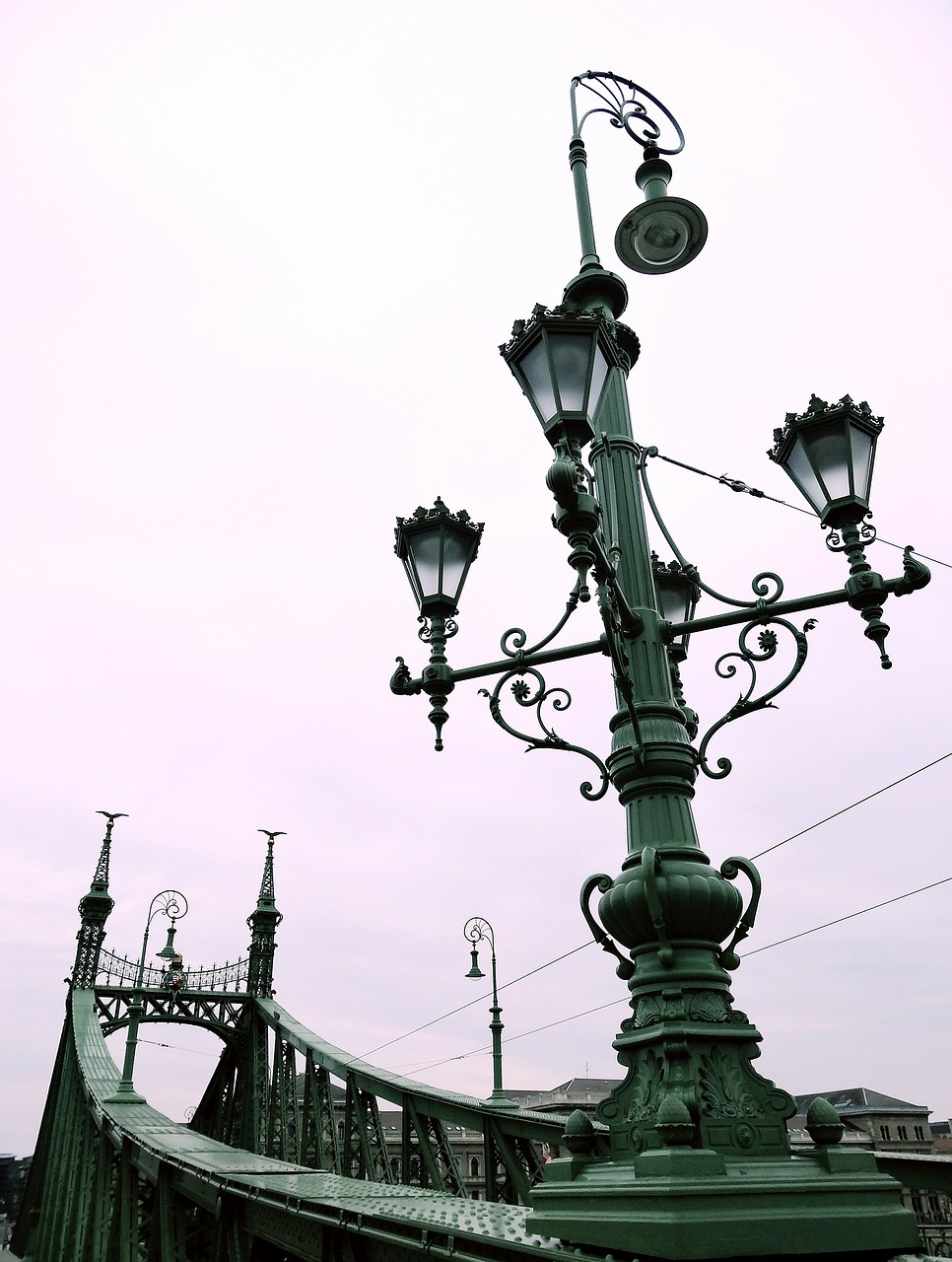 budapest bridge winter free photo